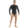 Seac 2mm Lover Men's Long Sleeves Wetsuit Top Black